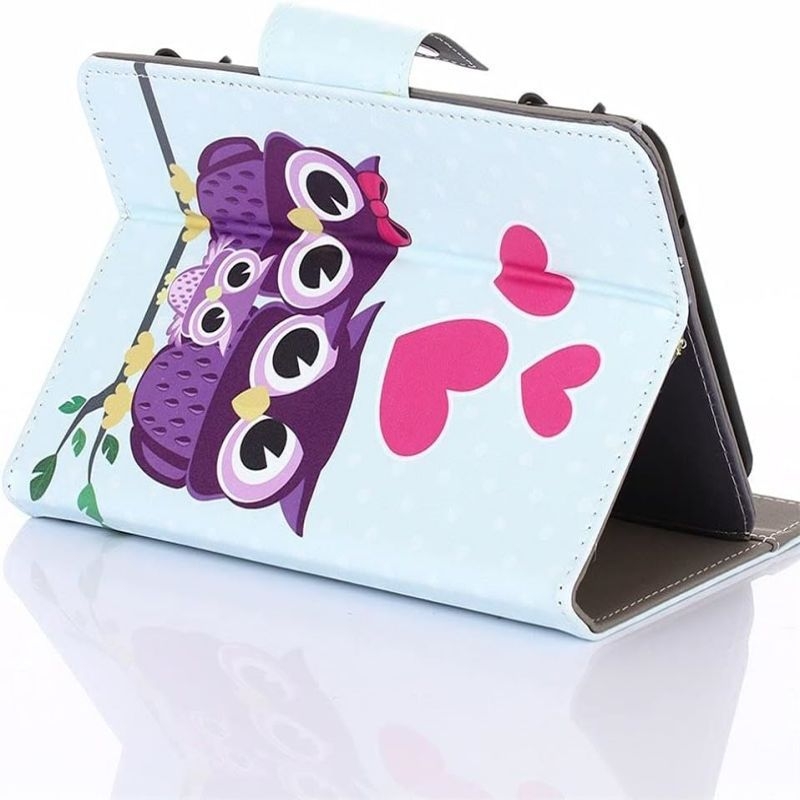 10,1-инчов калъф за таблет с анимационен дизайн, универсален защитен калъф, кожен калъф за стойка за обучаваща машина