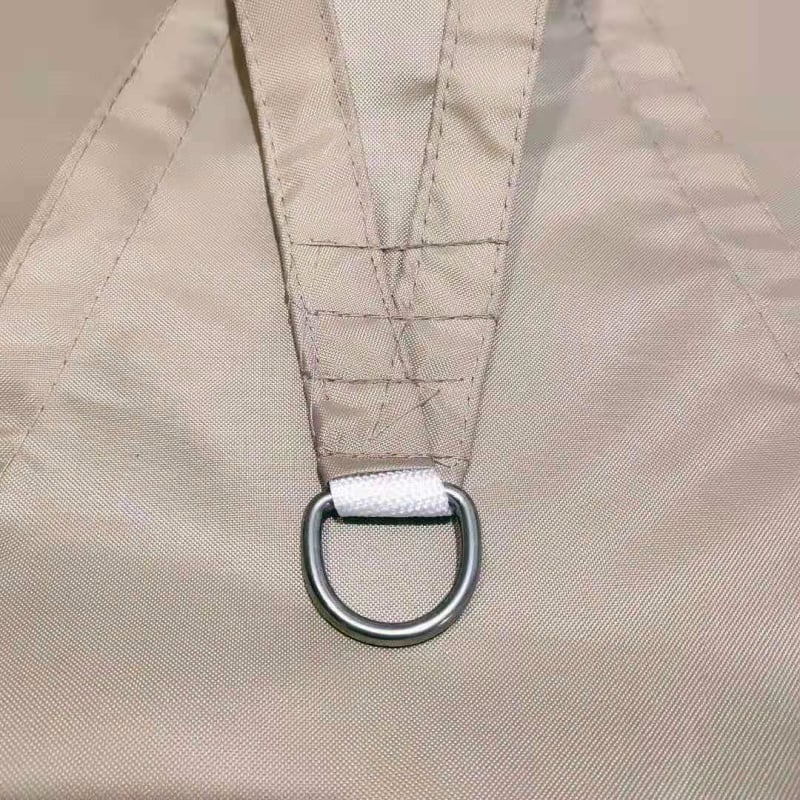 Háromszög alakú árnyékoló vászon, 420d poliészterből, vízálló 500, UV védelem