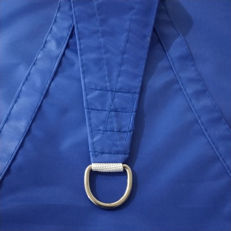 Háromszög alakú árnyékoló vászon, 420d poliészterből, vízálló 500, UV védelem