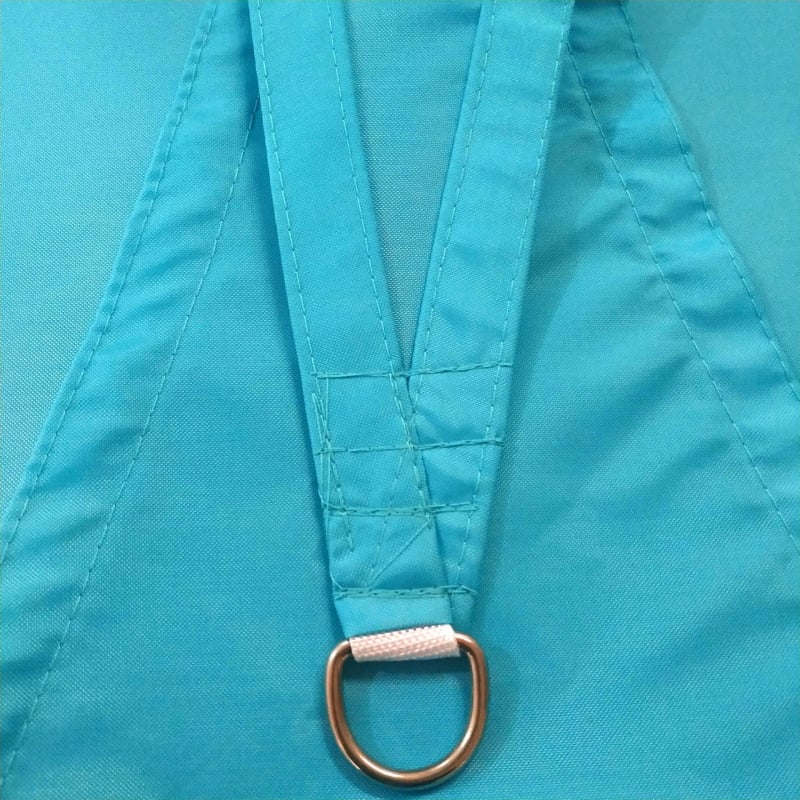 Háromszög alakú árnyékoló vászon, 420d poliészterből, vízálló 500, UV védelem