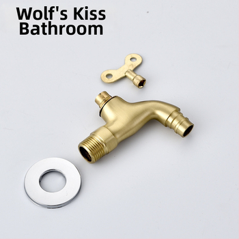 Zamykateľná vonkajšia nástenná batéria na práčku s keramickým diskom ventilu, 0–90°C, model 1202