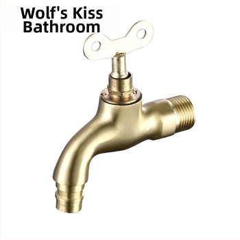 Zamykateľná vonkajšia nástenná batéria na práčku s keramickým diskom ventilu, 0–90°C, model 1202