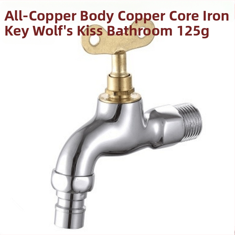 Zamykateľná vonkajšia nástenná batéria na práčku s keramickým diskom ventilu, 0–90°C, model 1202