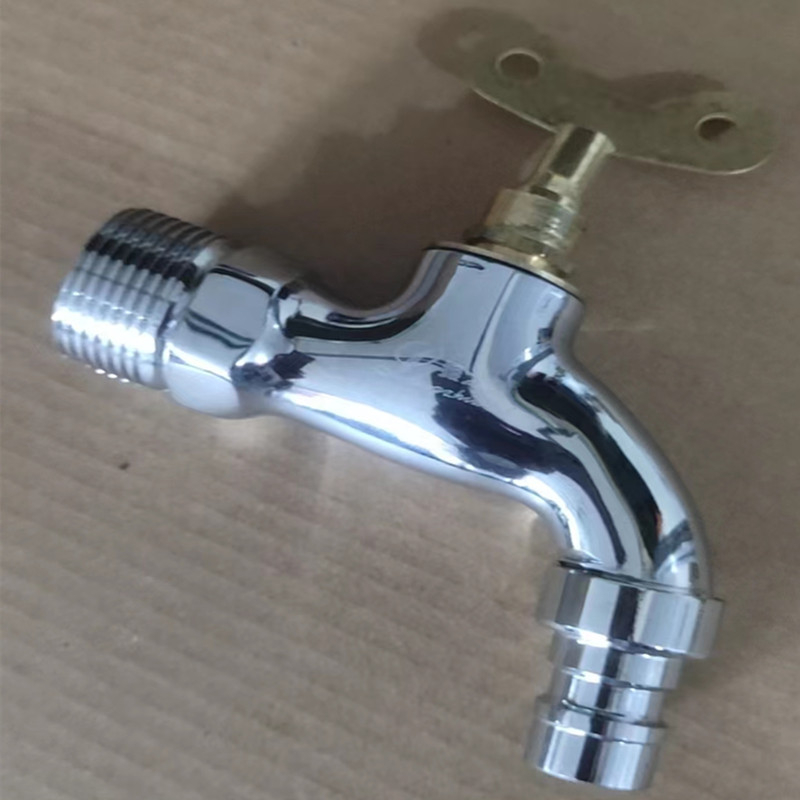 Vanjski zidni slavine s ključem za perilicu rublja, s keramičkim diskom ventila, 0–90°C, model 1202