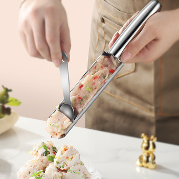 Uređaj za ćevapčiće od 304 nehrđajućeg čelika, kalup za riblje okruglice i škampe, moderan minimalistički dizajn, mogućnost tiskanja loga, lansiranje 2024