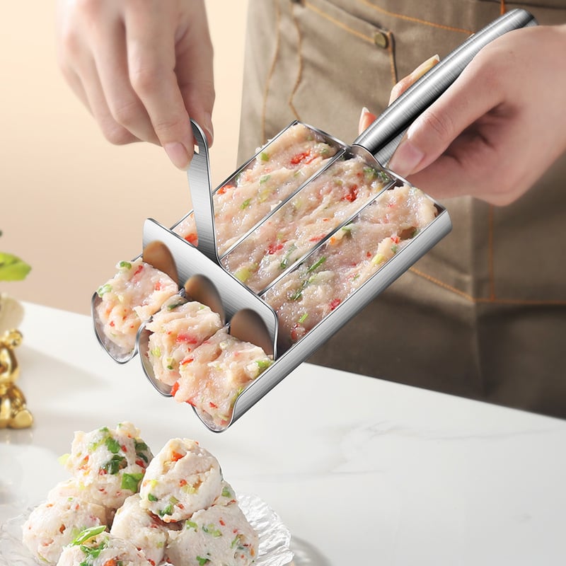 Uređaj za ćevapčiće od 304 nehrđajućeg čelika, kalup za riblje okruglice i škampe, moderan minimalistički dizajn, mogućnost tiskanja loga, lansiranje 2024