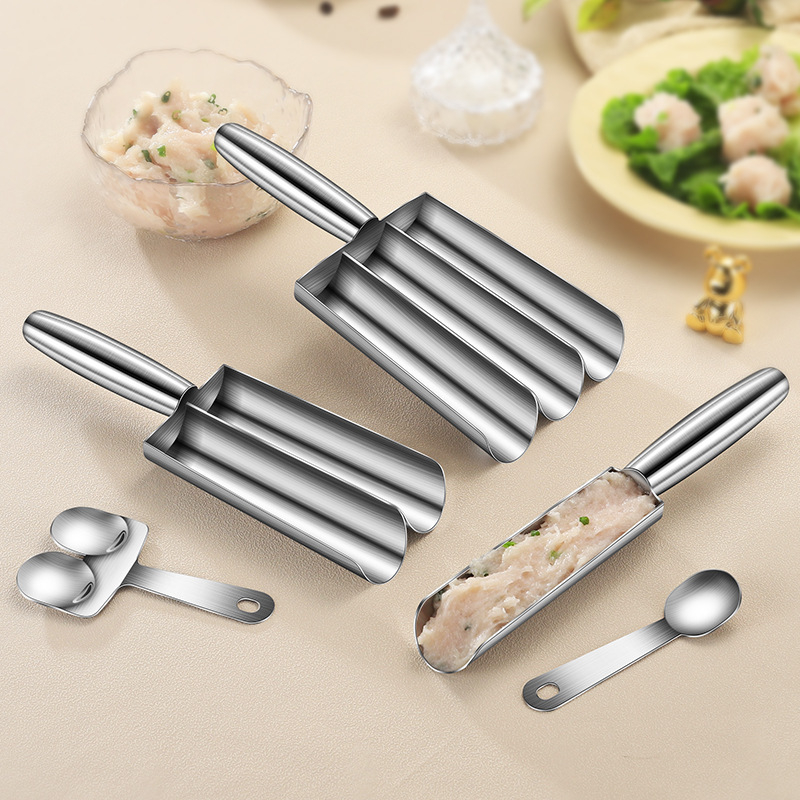 Uređaj za ćevapčiće od 304 nehrđajućeg čelika, kalup za riblje okruglice i škampe, moderan minimalistički dizajn, mogućnost tiskanja loga, lansiranje 2024