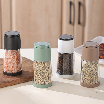 Ръчна мелничка за пипер и сол – PP материал, ръчно задвижване, без захранване, подходяща за пипер и морска сол