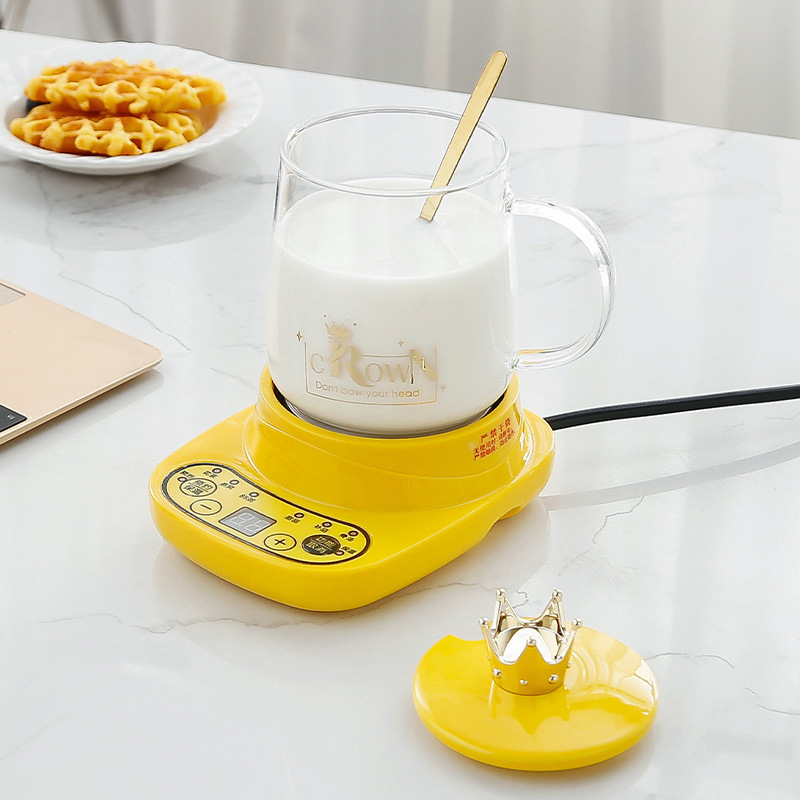 Ceașcă electrică de sticlă pentru încălzire apă și infuzare ceai, potrivită pentru 1-2 persoane, design despărțibil, putere sub 1000 W, cablu de alimentare 1 m