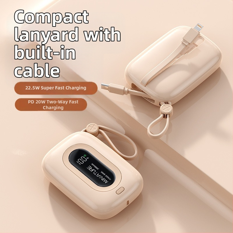 DX280 Prenosná externá batéria, 10000 mAh, 22,5 W PD3.0 rýchle nabíjanie, viac USB výstupov, digitálny displej batérie, kábel súčasťou