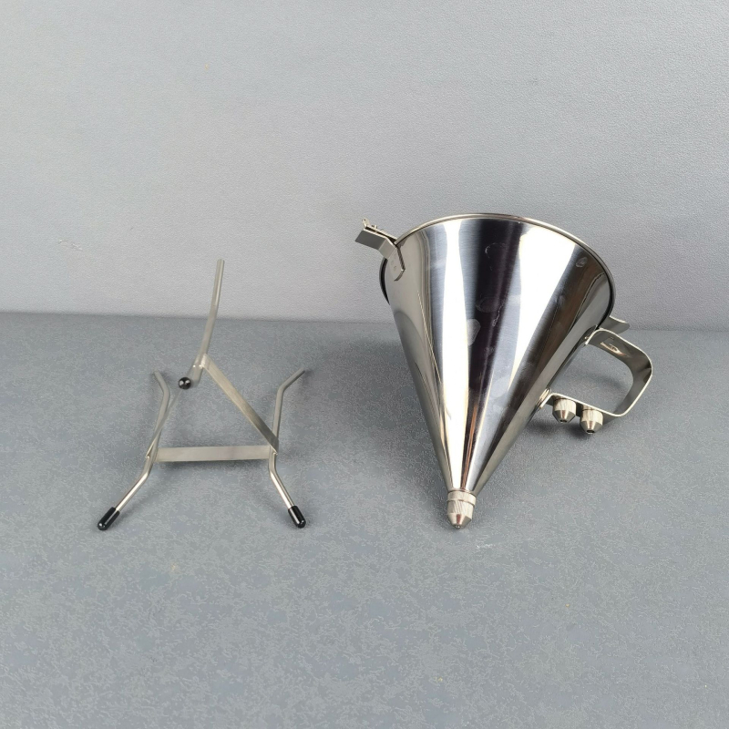 Nehrđajući čelični konusni funnel za takoyaki – DIY kalup, tiskani logotip, Azelay Lai