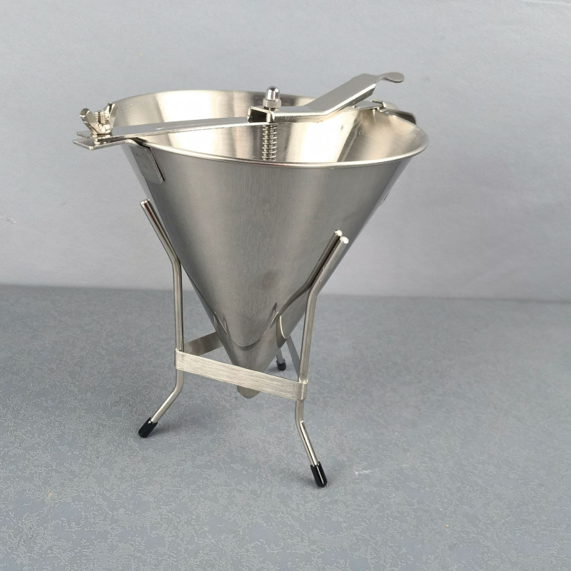 Nehrđajući čelični konusni funnel za takoyaki – DIY kalup, tiskani logotip, Azelay Lai