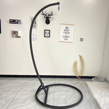 Универсална база за висяща люлка/хамак с пръчков държач и ресни – метална рамка, с подлакътници, монтажни услуги налични