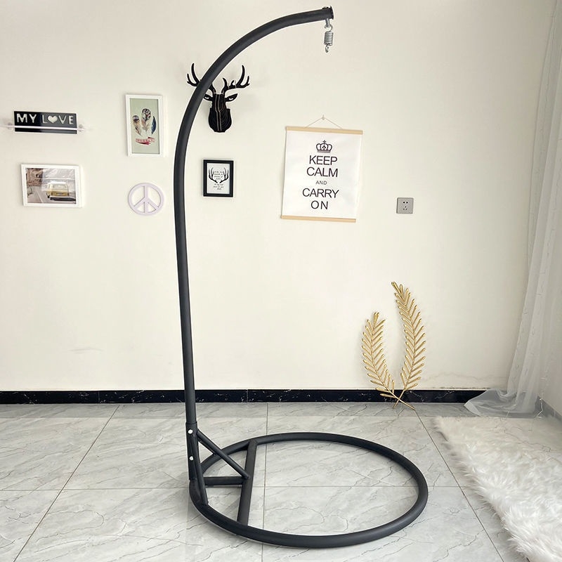 Универсална база за висяща люлка/хамак с пръчков държач и ресни – метална рамка, с подлакътници, монтажни услуги налични