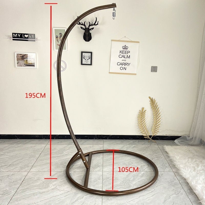 Универсална база за висяща люлка/хамак с пръчков държач и ресни – метална рамка, с подлакътници, монтажни услуги налични