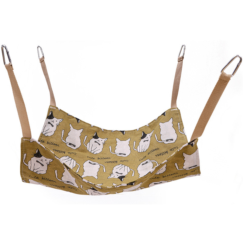 Αίώρα γάτας από βαμβάκι και λινό, αναπνεύσιμη για γάτες, DogLemi με άδεια ιδιωτικής ετικέτας