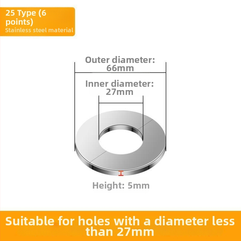 Lin Jie dekoratívny nerezový koniec rúry
