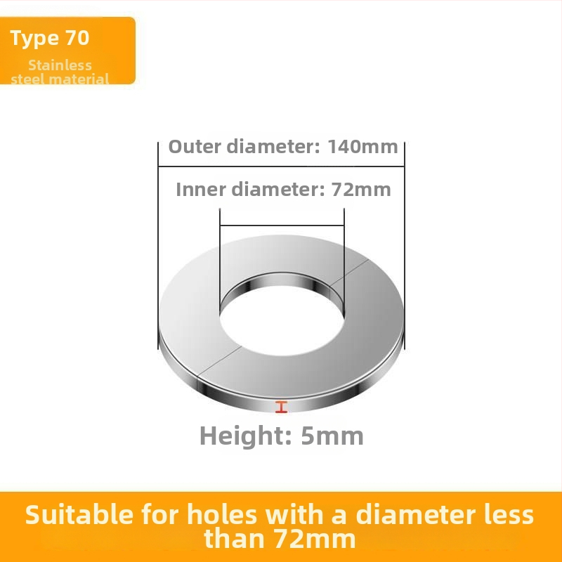 Lin Jie dekoratívny nerezový koniec rúry