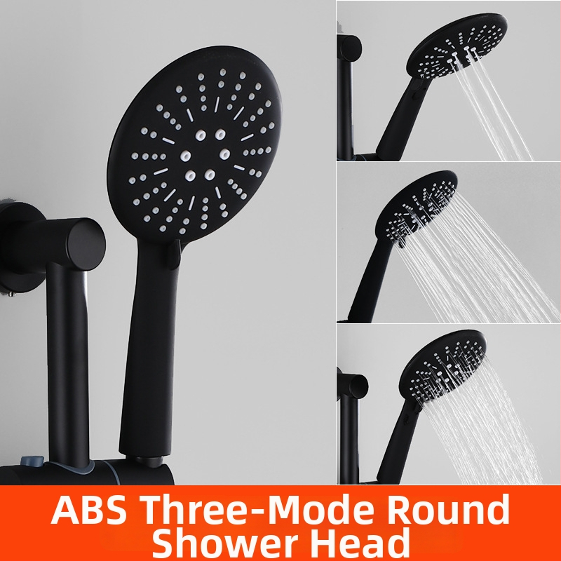 Sada hlavice sprchovej s ručnou hadicou - Top-Spray dážď, nerezová oceľ, otočný stojan