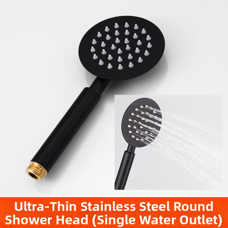 Sada hlavice sprchovej s ručnou hadicou - Top-Spray dážď, nerezová oceľ, otočný stojan