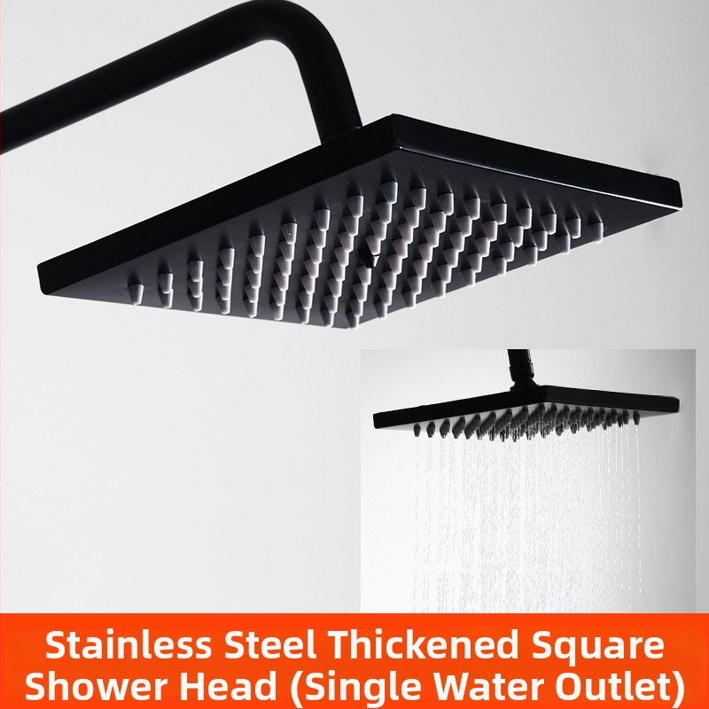 Sada hlavice sprchovej s ručnou hadicou - Top-Spray dážď, nerezová oceľ, otočný stojan