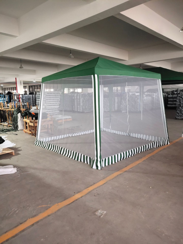 Sunshade vanjski sklopivi tunelski šator 3×3 m, za sva godišnja doba, 2 kg, okvir od željeznih cijevi, vodootporan >3000 mm, PE pod