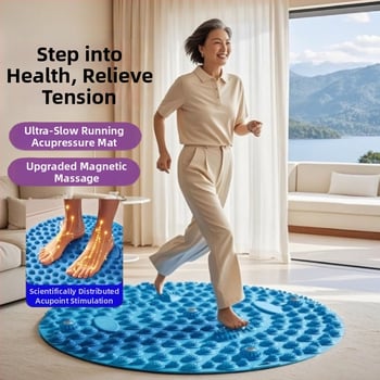 Nyomásos talpmasszázs tábla, hexagonális patchwork dizájn, jóga kiegészítő otthonra