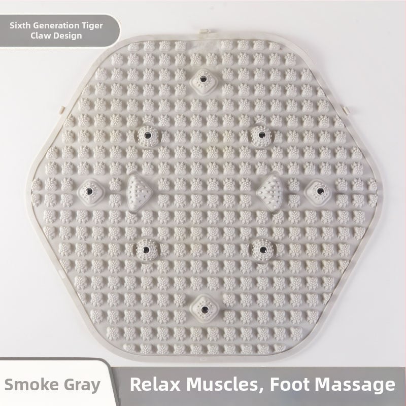 Nyomásos talpmasszázs tábla, hexagonális patchwork dizájn, jóga kiegészítő otthonra