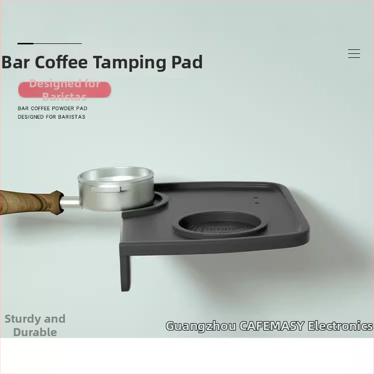 Talianska poloautomatická tampovacia podložka pre espresso, silikónová protišmyková podložka na bar