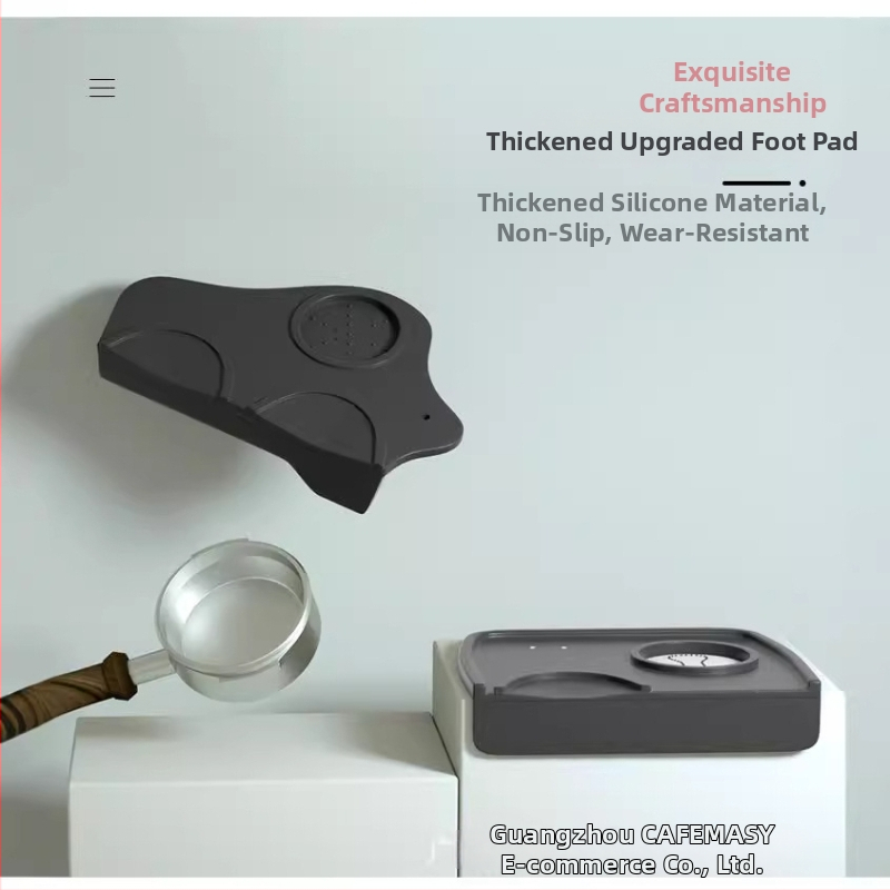 Talianska poloautomatická tampovacia podložka pre espresso, silikónová protišmyková podložka na bar