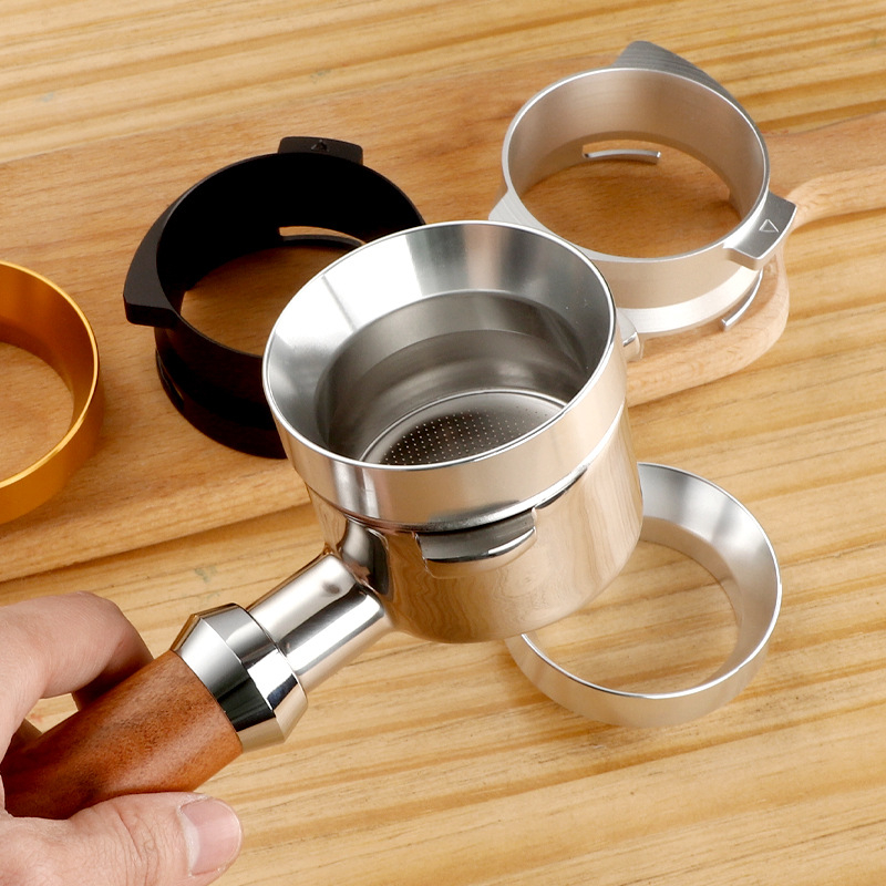 Magnetski prsten za kavu u prahu s zaštitom od prskanja, dozirni prsten, 51/53/58 mm, za ručke espresso strojeva