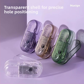 Deli NS088 Ručný dierovač na jednu dieru, hrúbka dierovania 12 mm, Prenosný dierovač vstupeniek