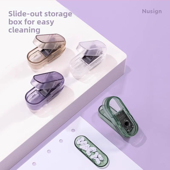 Deli NS088 Ručný dierovač na jednu dieru, hrúbka dierovania 12 mm, Prenosný dierovač vstupeniek