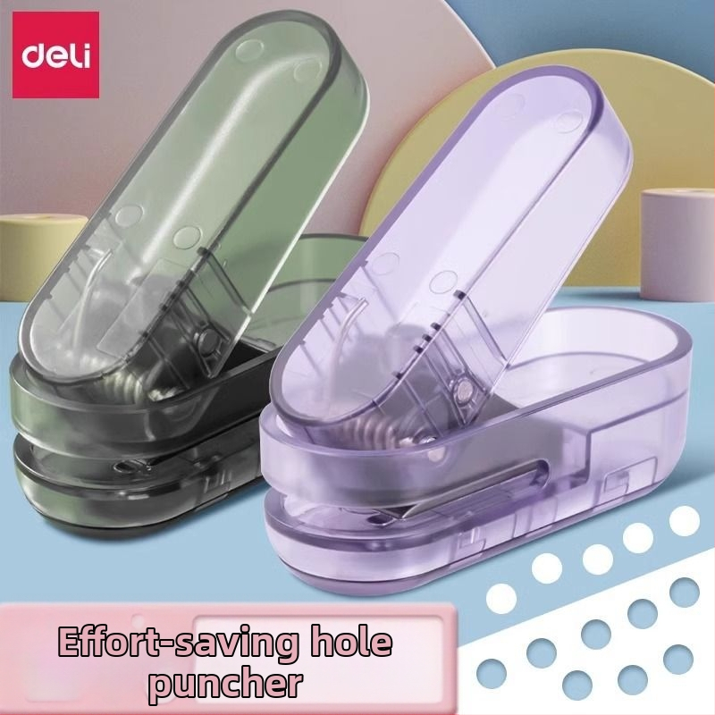 Deli NS088 Ručný dierovač na jednu dieru, hrúbka dierovania 12 mm, Prenosný dierovač vstupeniek