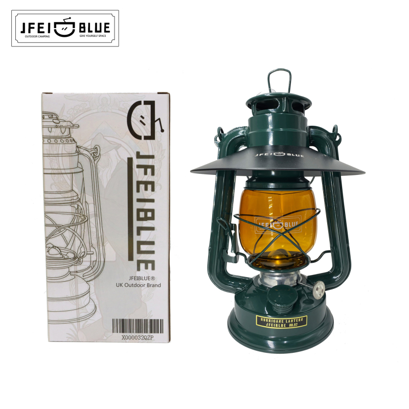 JFEIBLUE Vintage tradicionalna kerosinska lampa – kamping lampa s otvorenim plamenom