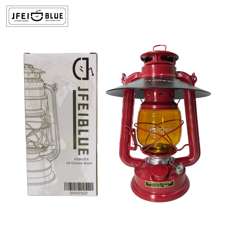 JFEIBLUE Vintage tradicionalna kerosinska lampa – kamping lampa s otvorenim plamenom