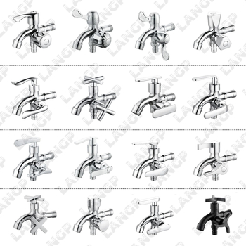 LP slavina za perilicu rublja – tijelo od cinkove legure, keramički disk ventil, spiralno otvaranje, jednostruka konstrukcija, elektroplatirani završetak, moderni minimalistički stil