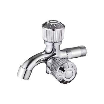 LP slavina za perilicu rublja – tijelo od cinkove legure, keramički disk ventil, spiralno otvaranje, jednostruka konstrukcija, elektroplatirani završetak, moderni minimalistički stil