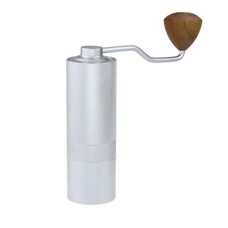 Ručni mlin za kavu od aluminijske legure, moderni minimalistički stil, pogodan za kafiće