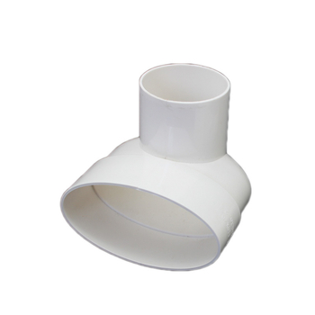 PVC okruglo plosno koljeno, promjer 100 mm, debljina zida 3 mm, razred 1