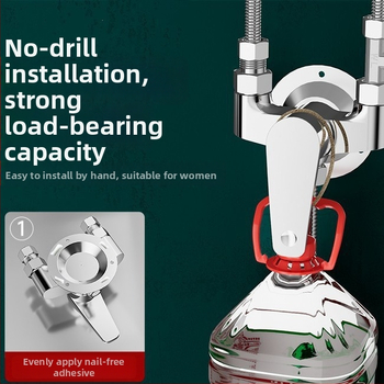 Jednoručni miješač ventila za električni bojler: miješanje topla/hladna u U-oblika, keramički disk ventila, bakreno jezgro, preklopnik tuša