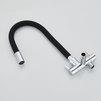 Mlaznica za perilicu rublja, s jednim ulazom i dvama izlazima, rotirajući trokutni kutni ventil; djelomično bakreno tijelo; keramički disk ventil; model 5896; jednostruko spajanje