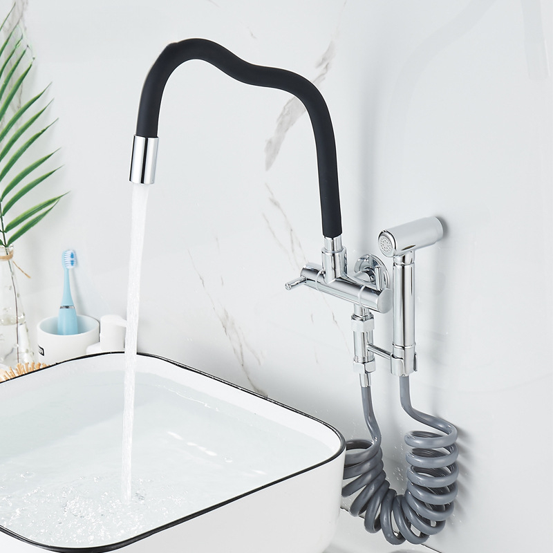 Mlaznica za perilicu rublja, s jednim ulazom i dvama izlazima, rotirajući trokutni kutni ventil; djelomično bakreno tijelo; keramički disk ventil; model 5896; jednostruko spajanje