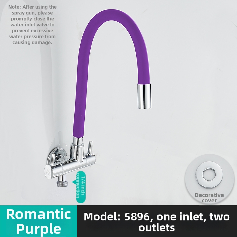 Prívodný kohútik na práčku, s jedným vstupom a dvoma výstupmi, otočný trojkrokový uhlový ventil; čiastočne meď; keramický diskový ventil; model 5896; jednopriamo spojenie