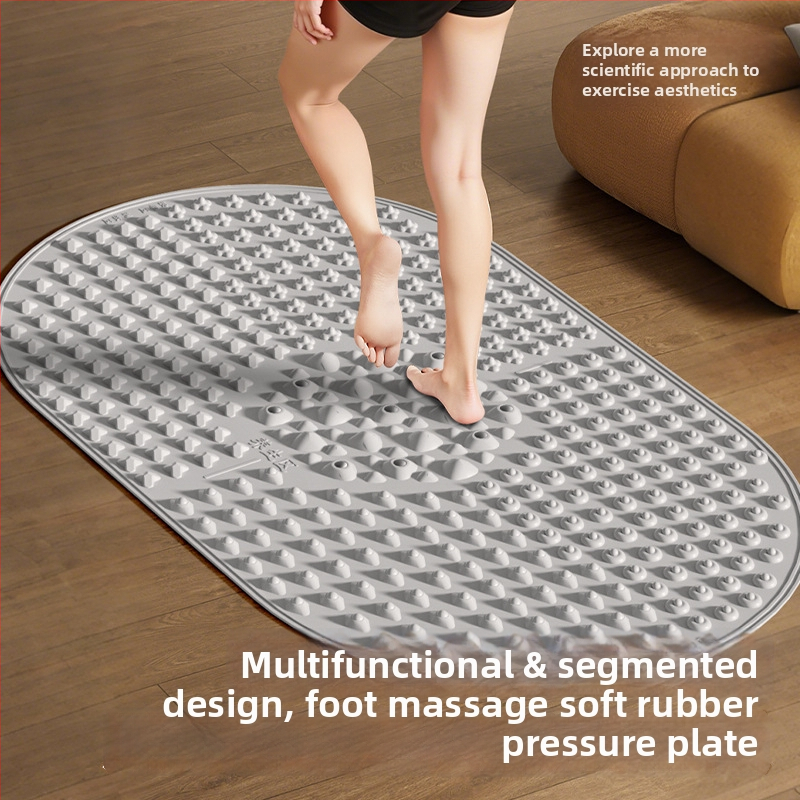 Silikónová masážna podložka na nohu s magnetickými kameňmi pre masáž oblúka a spodnej časti nohy, domáca joga | Značka Aideruipin