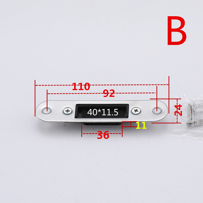 Ploča brave za vrata s lijevim ili desnim vijkom; mali model