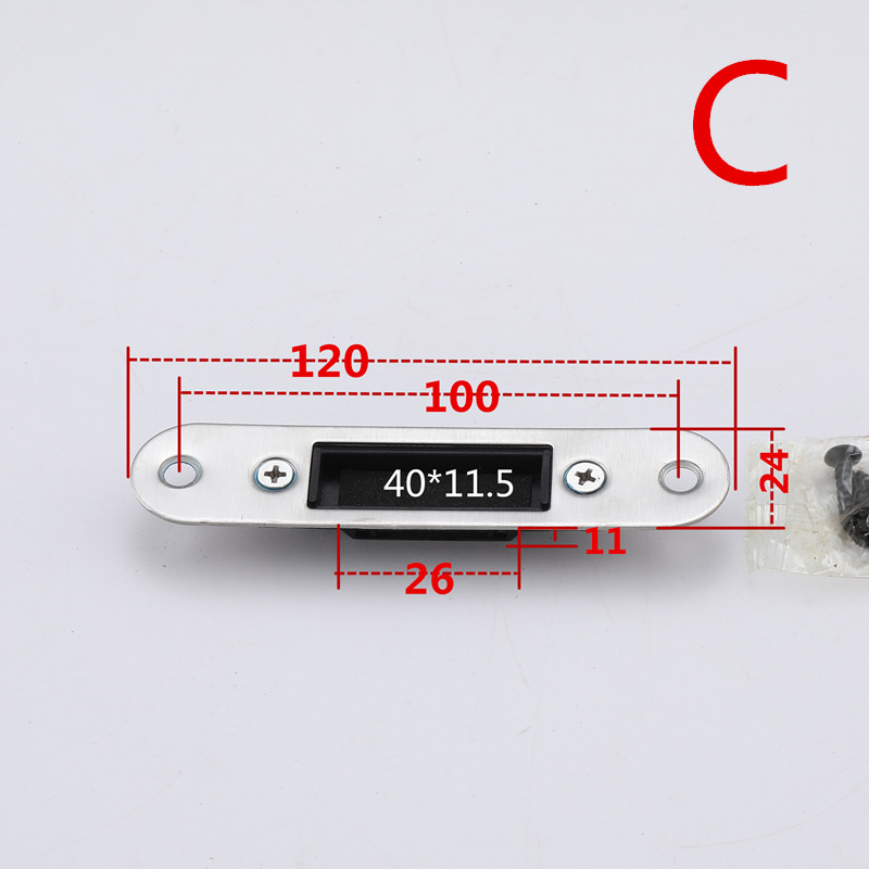 Ploča brave za vrata s lijevim ili desnim vijkom; mali model