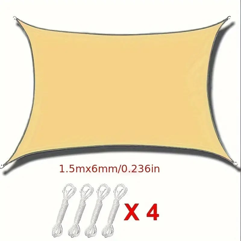 Szabadban használható kemping előtető – Oxford anyag, vízálló, háromszög vagy négyszög alakú