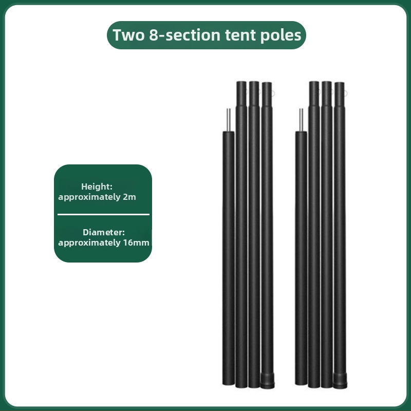 Heavenly Hope Železné Príslušenstvo pre Stan a Nocľaž — Posilnený Dvojotvorný Upín na Lanko Proti Vetru, Fluoreskujúci Zemný Kolík