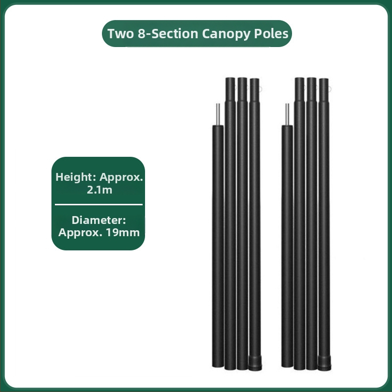 Heavenly Hope Železné Príslušenstvo pre Stan a Nocľaž — Posilnený Dvojotvorný Upín na Lanko Proti Vetru, Fluoreskujúci Zemný Kolík